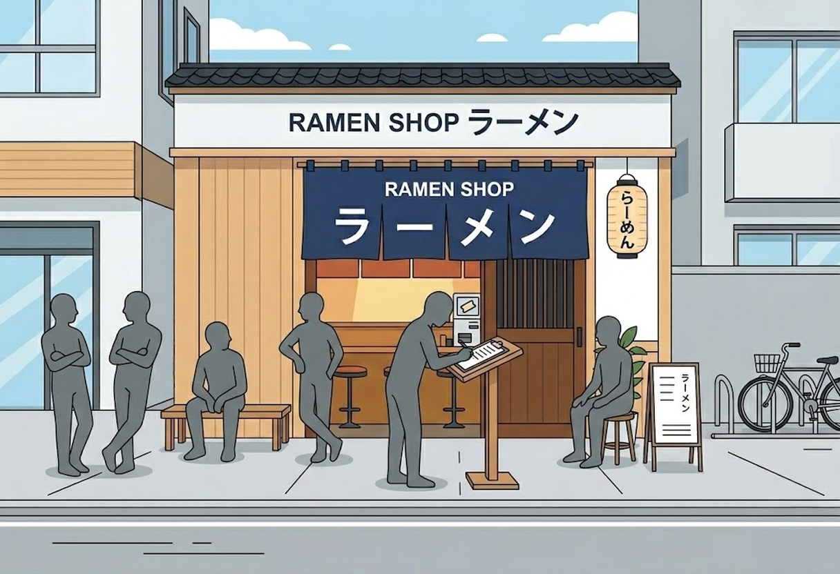 Waiting List：入口のリストに名前を書くパターン